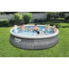 Bestway 57372 Aufstellpool Aufblasbarer Pool Rund 12362 L Grau