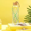 Glasflasche Cambridge CM06991 550 ml mit Bambusdeckel