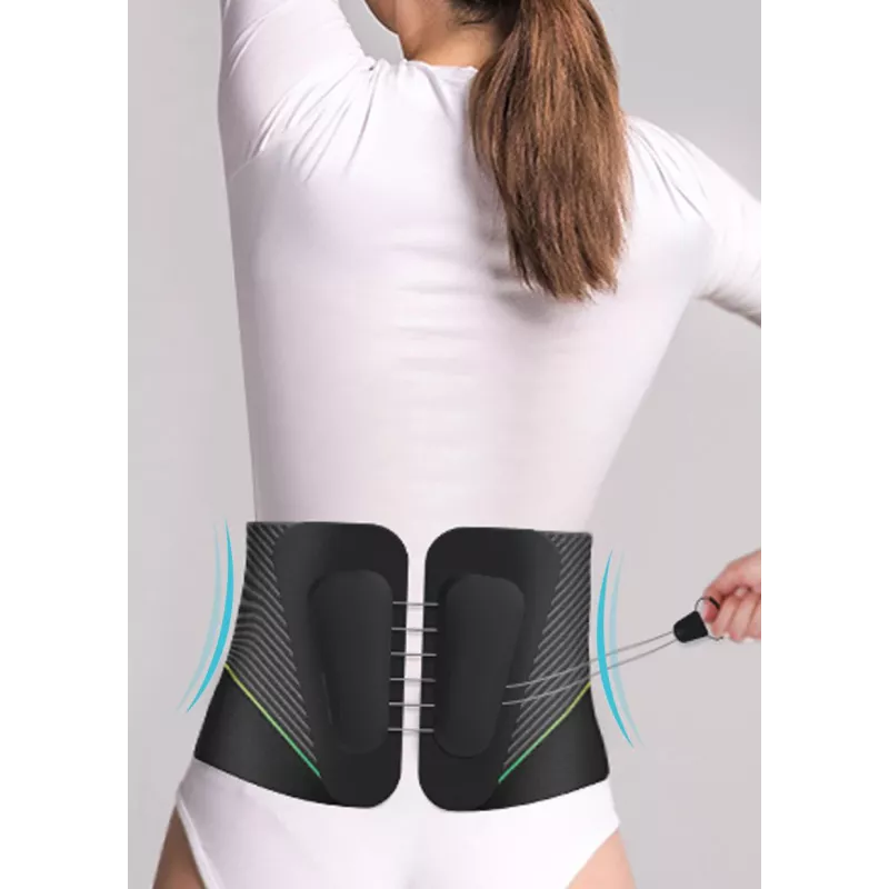 Rücken-Taillen-Stützmassagegürtel HoMedics Schwarz Stoff