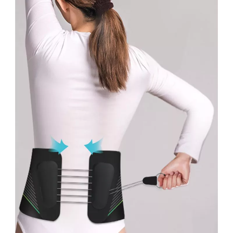 Rücken-Taillen-Stützmassagegürtel HoMedics Schwarz Stoff