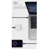 USB-C-auf-USB-C-Kabel Orsen S53, 1 m, 3 A, rot