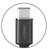USB-A-auf-USB-C-Kabel Orsen S9C 1 m, 2,1 A, schwarz