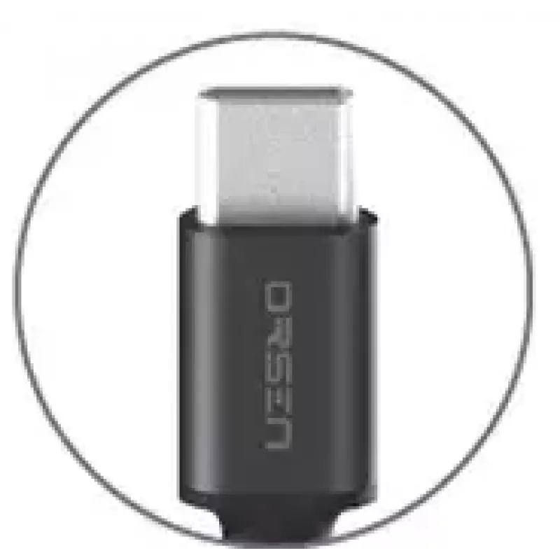 USB-A-auf-USB-C-Kabel Orsen S9C 1 m, 2,1 A, schwarz