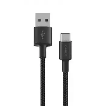 USB-A-auf-USB-C-Kabel Orsen S9C 1 m, 2,1 A, schwarz