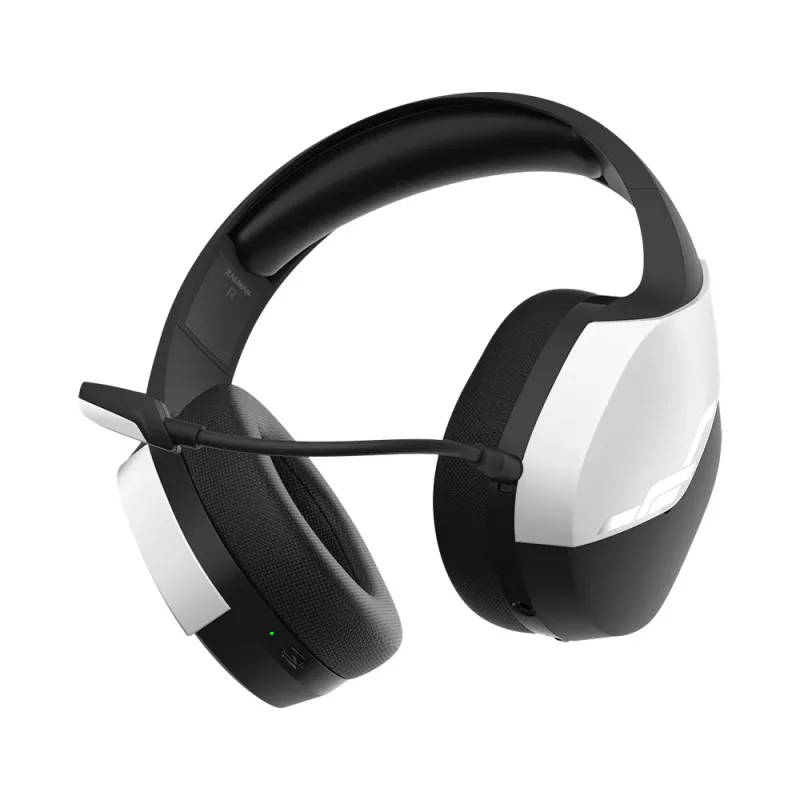 Zalman HPS700 White Headset Kabellos Kopfband Gaming