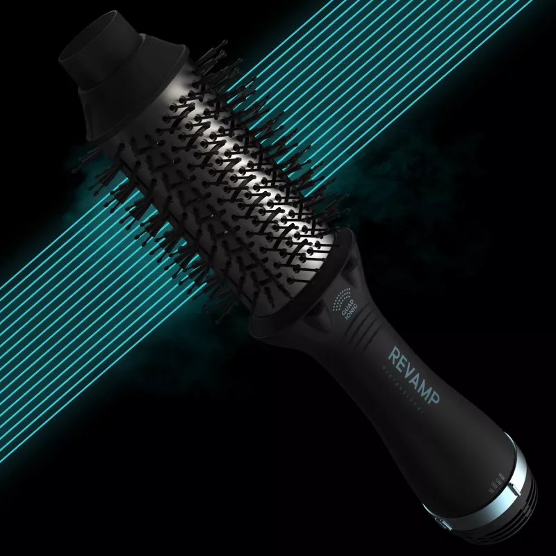 Revamp Progloss Pro Define Perfect Blow Dry Hot-Luftbürste Warm Schwarz 900 W 3 m