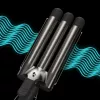 Revamp Progloss Deep Beach Waver Texturizing iron Warm Schwarz 3 m
