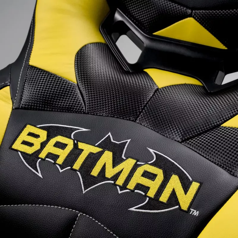 PC-Gaming-Stuhl Subsonic Batman Junior Gepolsterte Sitzfläche Schwarz Gelb