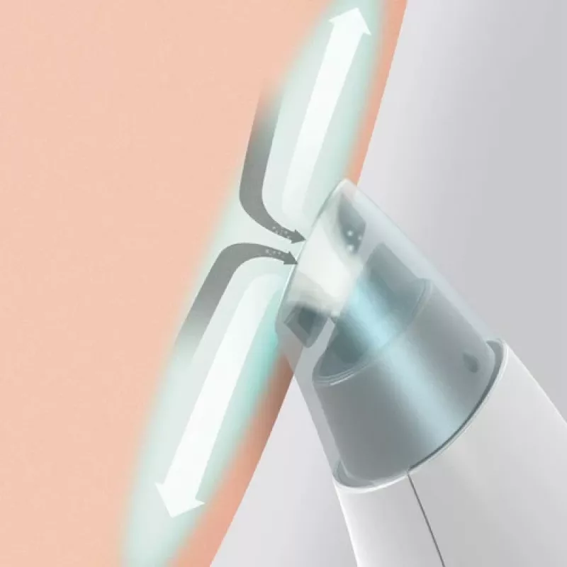 HoMedics FAC-HY100 Hautpflegegerät Hydradermabrasion-Reiniger Transparent, Weiß