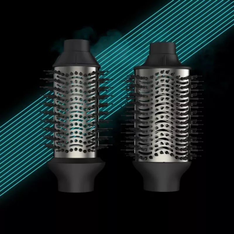 Revamp Progloss Volume & Style Hot Brush Style Heißluftbürste Warm Schwarz 1000 W 3 m