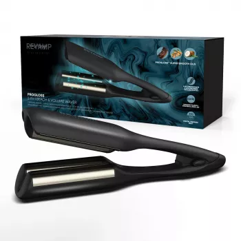 Revamp Progloss 2-in-1 Beach & Volume Waver Lockenstab Warm Schwarz 3 m