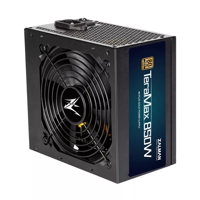 Zalman ZM850-TMX TerraMax 80 PLUS GOLD PSU 850W/Full-modular 99.9% Active PFC/Single power supply unit Schwarz