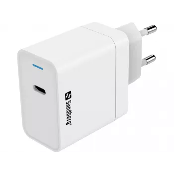 AC-Ladegerät Sandberg USB-C PD65W EU Indoor Universal Weiß