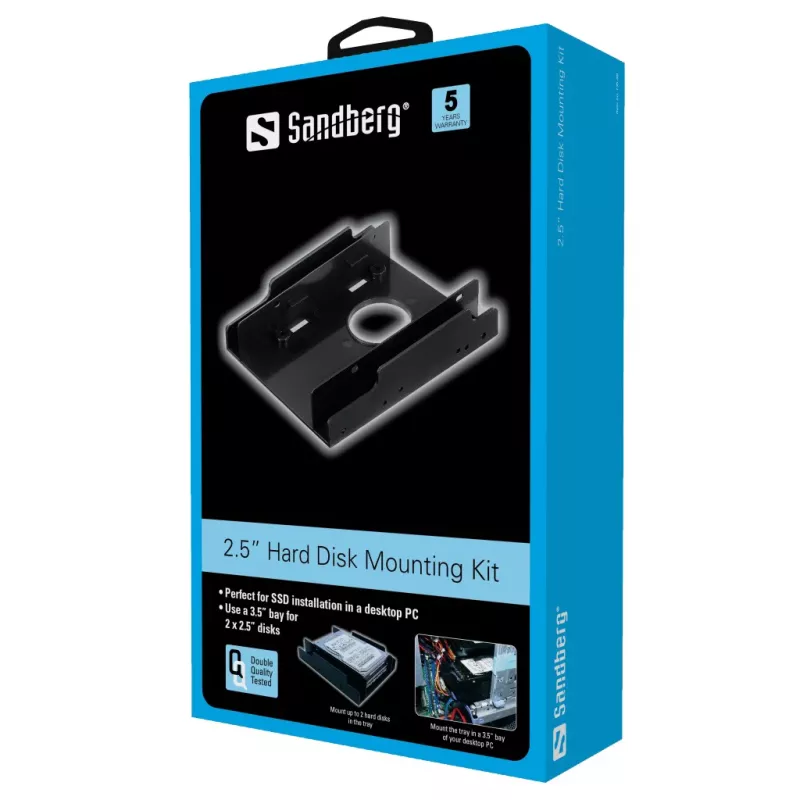 HDD-Montagehalterung Sandberg 2.5'' Festplatten-Montagekit