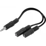 Audio-Splitter Sandberg MiniJack 1->2 502-16