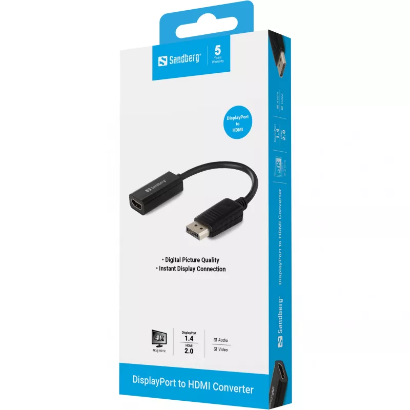Adapter DisplayPort auf HDMI Sandberg