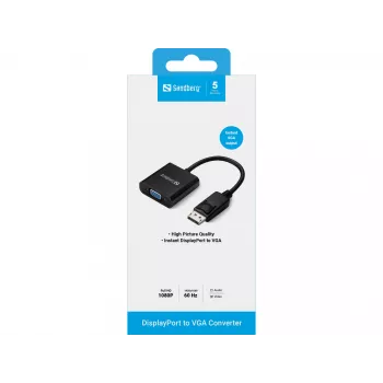 Adapter DisplayPort auf VGA Sandberg