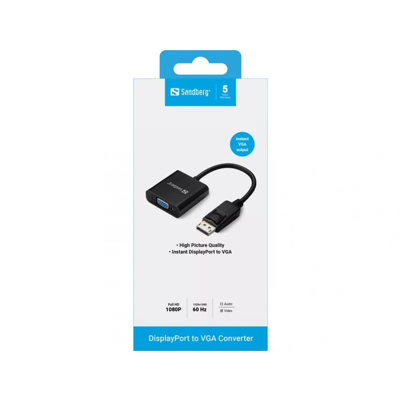 Adapter DisplayPort auf VGA Sandberg