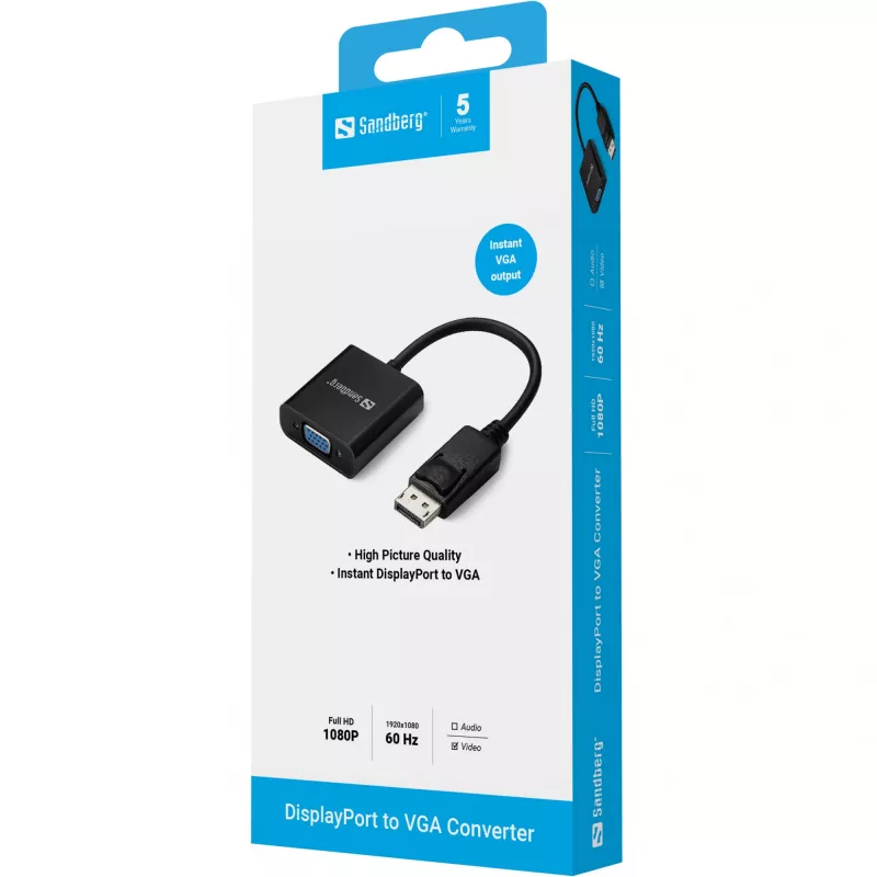Adapter DisplayPort auf VGA Sandberg