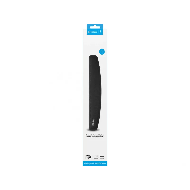 Handgelenkauflage Sandberg Memory Foam 48 cm Schwarz