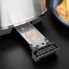 Gastroback Design Advanced 4S Toaster 2 Scheiben 1100 W Schwarz Edelstahl