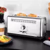 Gastroback Design Advanced 4S Toaster 2 Scheiben 1100 W Schwarz Edelstahl