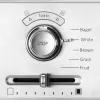 Gastroback Design Advanced 4S Toaster 2 Scheiben 1100 W Schwarz Edelstahl