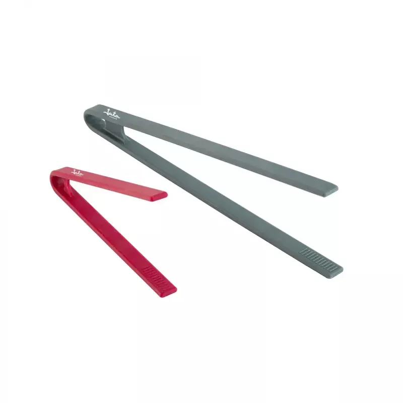 Küchenzange JATA HACC4522 293 mm Silikon Edelstahl Grau Rot