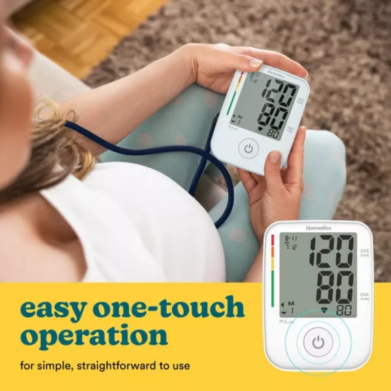 Automatisches Blutdruckmessgerät HoMedics BPA-P200-EU1 Oberarm Weiß