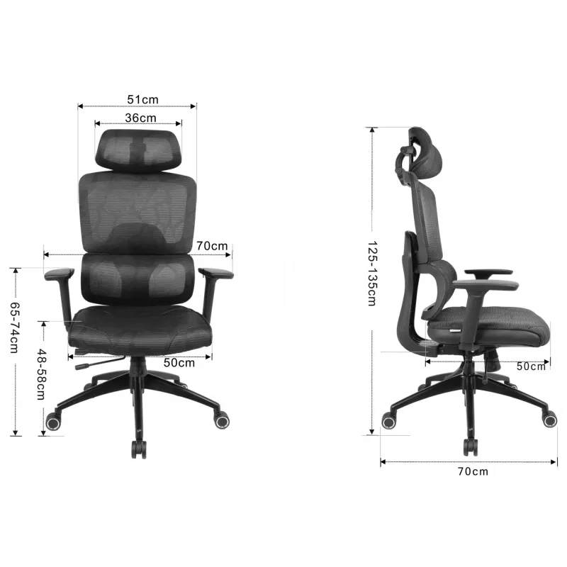 Gaming-Stuhl Sandberg ErgoFusion Pro 150 kg max. Benutzergewicht