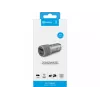 Sandberg Autoladegerät 1xQC3.0+1xUSB-C 48W, Auto, Zigarettenanzünder, 12 V, Metallic