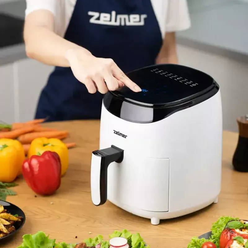 Heißluftfritteuse Zelmer ZAF3551W 3,5 L 1200 W Schwarz Weiß