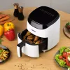 Heißluftfritteuse Zelmer ZAF3551W 3,5 L 1200 W Schwarz Weiß