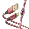 Hama Reflective USB Kabel USB 2.0 1,5 m USB A Micro-USB B Rot