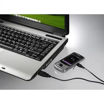 Hama 1,4 m, USB2.0-A/USB2.0 Micro-B USB-Kabel USB A Micro-USB B Schwarz