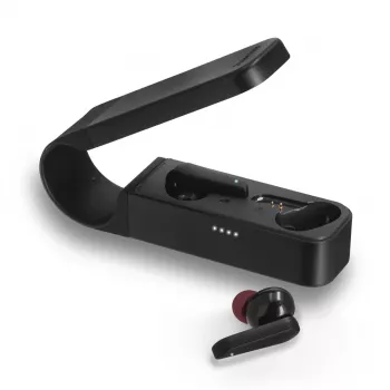 Hama Spirit Pocket Headset True Wireless Stereo (TWS) In-Ear Anrufe/Musik Bluetooth Schwarz