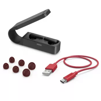 Hama Spirit Pocket Headset True Wireless Stereo (TWS) In-Ear Anrufe/Musik Bluetooth Schwarz