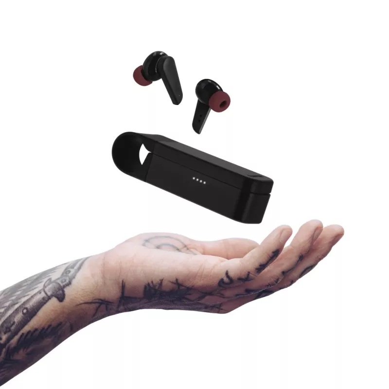 Hama Spirit Pocket Headset True Wireless Stereo (TWS) In-Ear Anrufe/Musik Bluetooth Schwarz