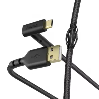 Hama Stand USB-Kabel USB 2.0 1,5 m USB A auf Micro-USB B Schwarz
