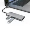 Hama 00200110 Laptop-Dock/Port-Replikator USB 3.2 Gen 1 (3.1 Gen 1) Typ-C Grau