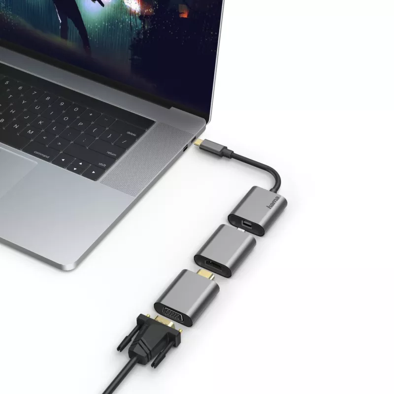Hama 00200306 USB-Grafikadapter 4096 x 2160 Pixel Grau
