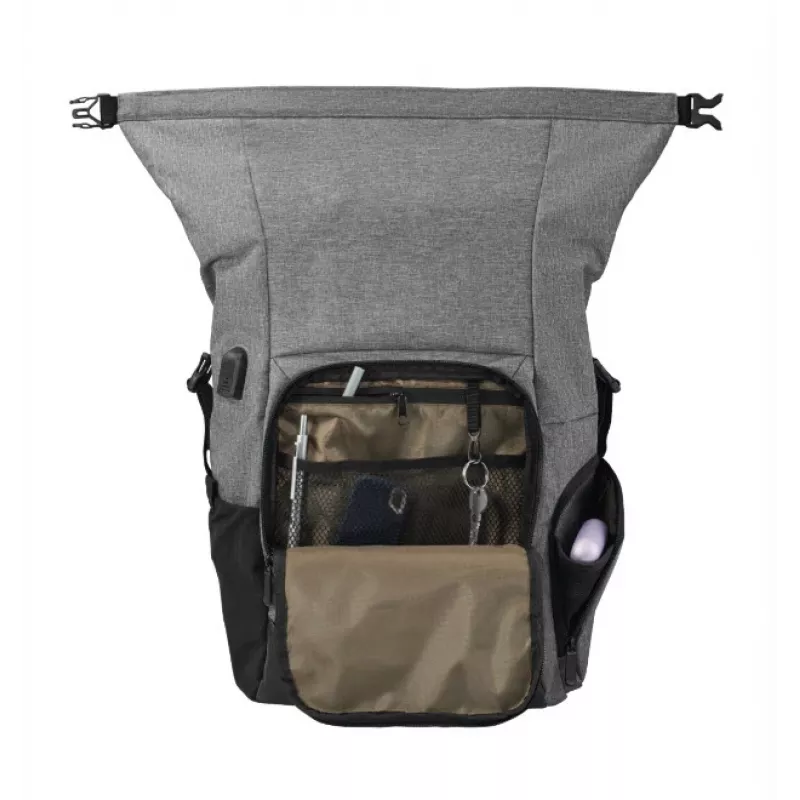 Backpack Hama Terra 39,6 cm (15,6 Zoll) Grau Tragegriff Schultergurt