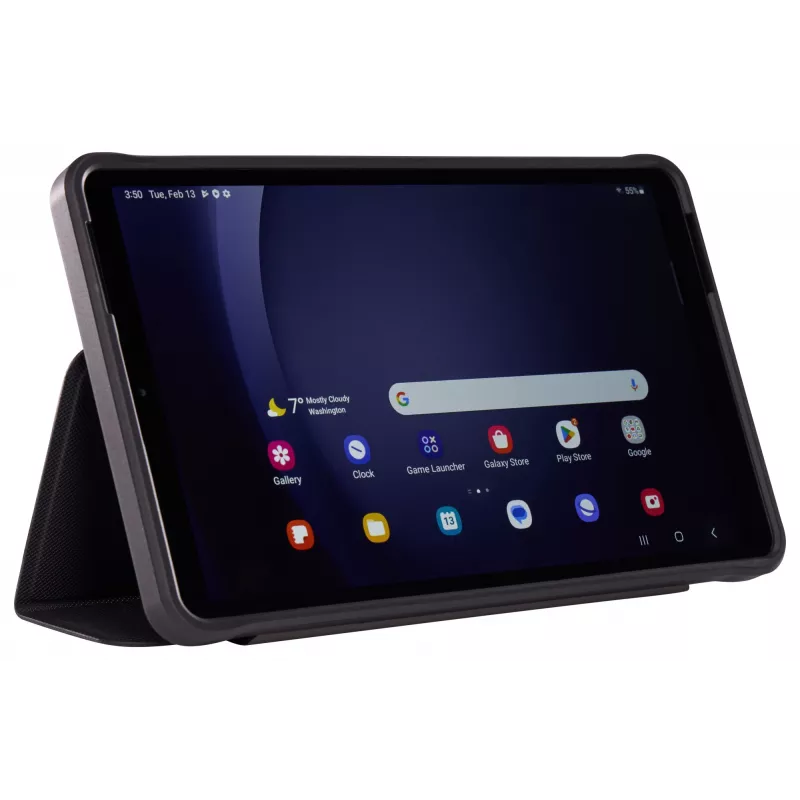 Case Logic SnapView CSGE2196 schwarze Hülle Samsung Galaxy Tab A9 8,7 Zoll, 22,1 cm