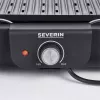 Elektrischer Tischgrill Severin PG 8556 2300 W Schwarz Edelstahl