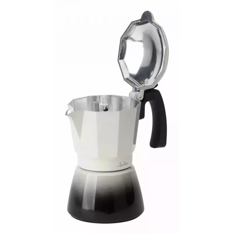 Moka-Kanne JATA HCAF2409 0,45 L Schwarz Weiß