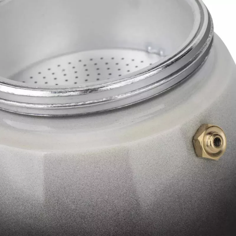 Moka-Kanne JATA HCAF2409 0,45 L Schwarz Weiß
