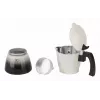 Moka-Kanne JATA HCAF2409 0,45 L Schwarz Weiß
