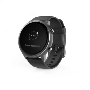 Hama Fit Watch 6910 3,25 cm (1,28 Zoll) LCD 46 mm Digital Touchscreen Grau GPS (Satellit)