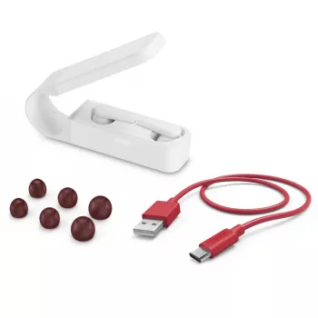 Hama Spirit Pocket Headset True Wireless Stereo (TWS) In-Ear Anrufe/Musik Bluetooth Weiß