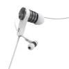 Hama Intense Headset Kabelgebunden In-Ear Anrufe/Musik Silber, Weiß